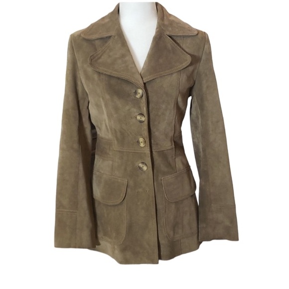 RARE Vintage Suede Coat ASO Joey Potter Dawson’s Creek - Picture 6 of 16